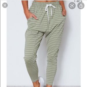 Sarah’s day x whitefox drop crotch pants